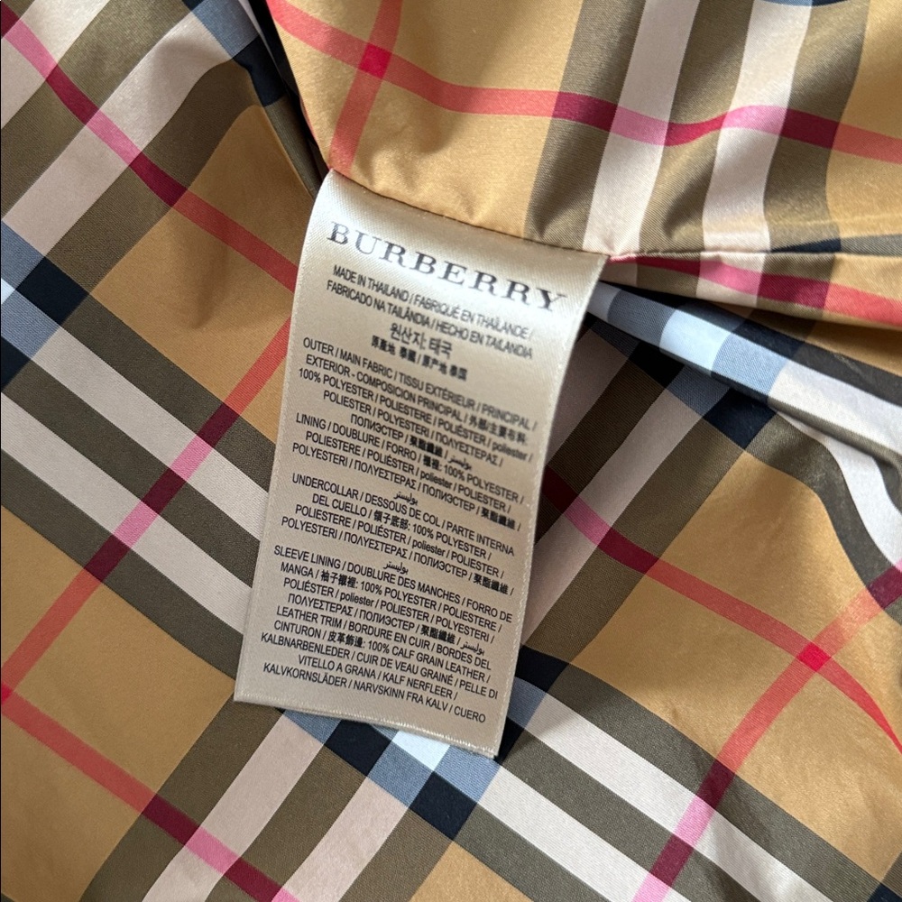 Burberry taffeta trench coat size US 4 - Picture 10 of 13